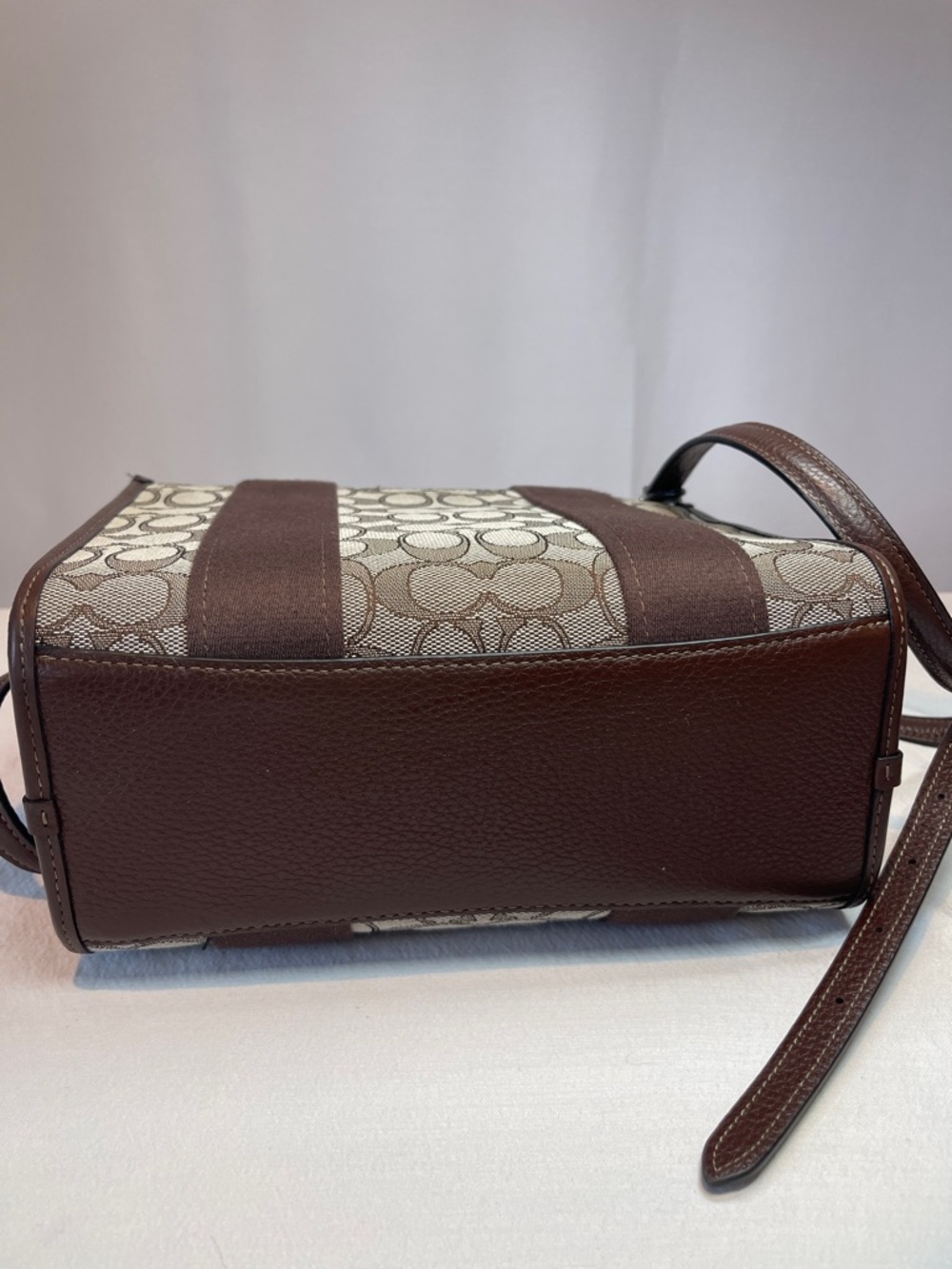 Coach A2578-CAR78 Smith Tote Bag 24 Brown Canvas and Leather - Picture 7 of 13